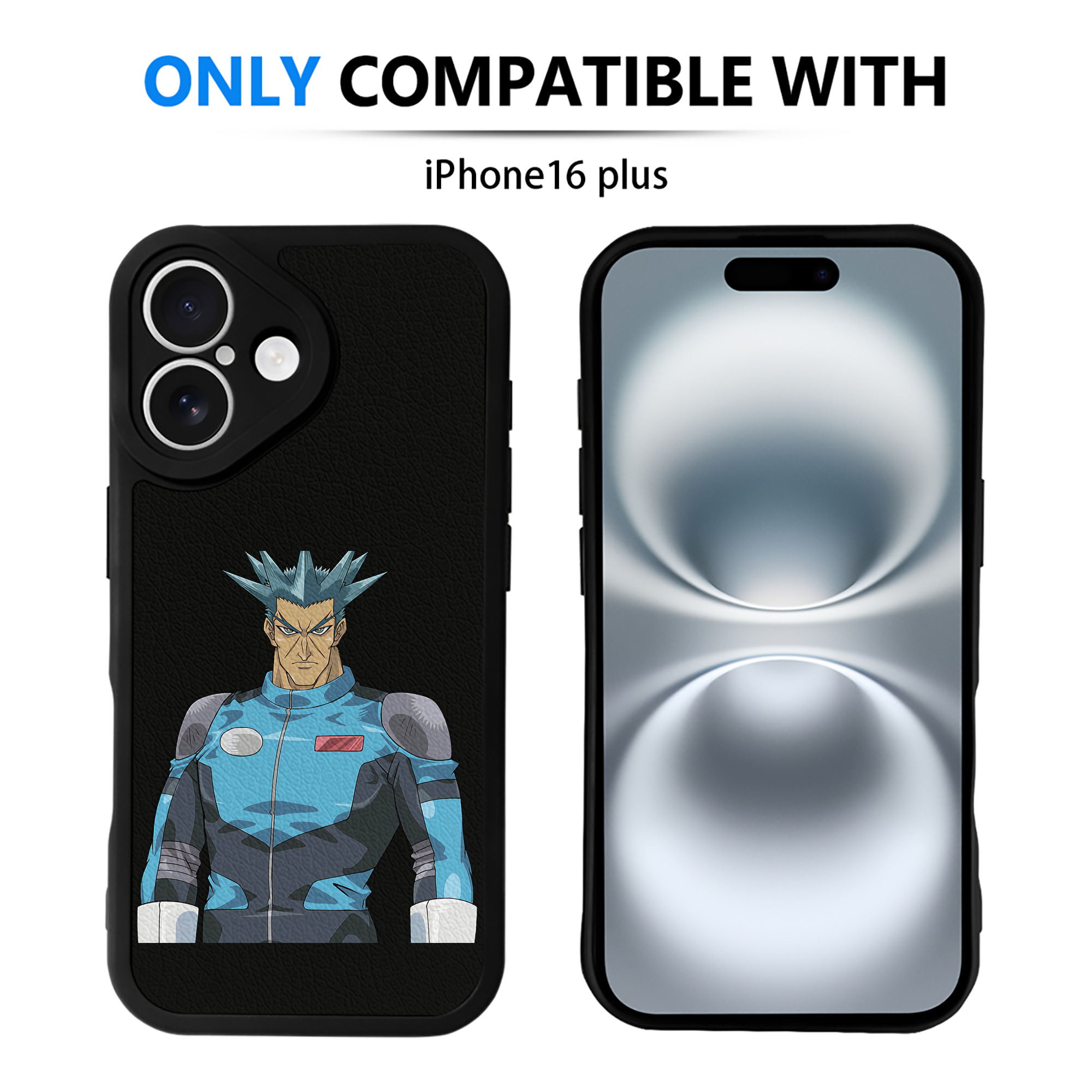 遊☆戯☆王 Yu-Gi-Oh! 【iPhone 16シリーズ対応】シリコンスマホケース（レザー調） 材質：シリコン